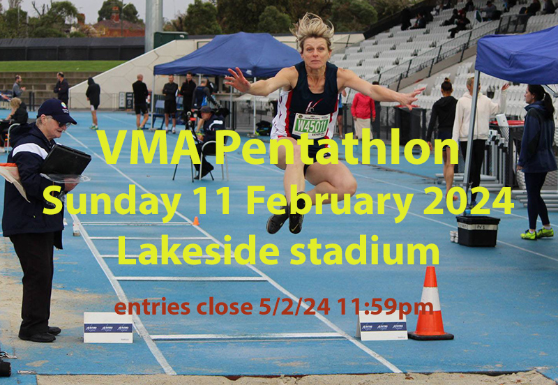 2024 Pentathlon Victorian Masters Athletics